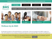 Tablet Screenshot of bms-belangenvereniging.nl
